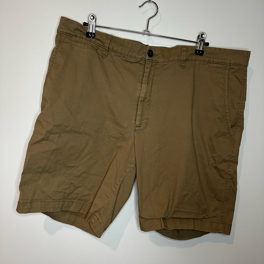 Men’s Tan Goodfellow Cargo Above The Knee Linden Shorts Size 38 Pockets